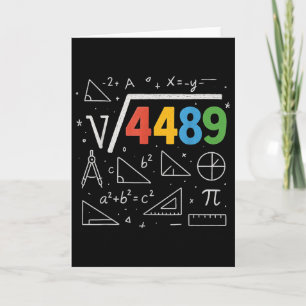 67 Meme Quadratwurzel 4489 Slang Six Seven Mathele Karte