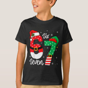 67 Meme Sechs Sieben Für Kinder Frauen Männer Jung T-Shirt