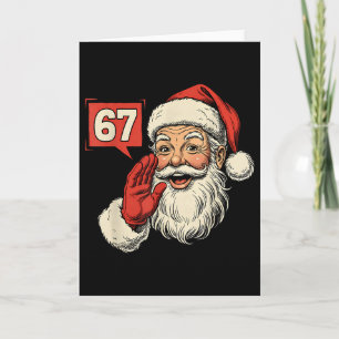 67 Meme Sechs Sieben Santa Lustiges Weihnachten Ge Karte