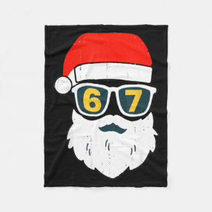 67 Meme Sechs Sieben Weihnachtsmann Gesicht Kinder Fleecedecke
