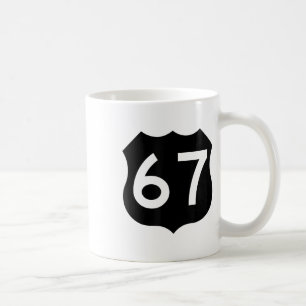 67 Meme Six Seven 6-7 Lustiger Internet-Witz Viral Kaffeetasse