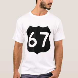 67 Meme Six Seven 6-7 Lustiger Internet-Witz Viral T-Shirt
