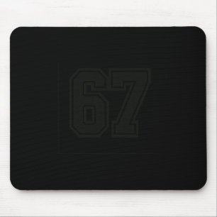 67 Meme Six Seven 6 7 Meme Design 6 7  Mousepad
