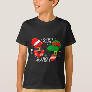 67 Meme Six Seven 6-7 Weihnachten Lustig Xmas Männ T-Shirt