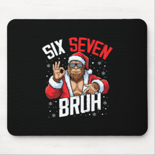 67 Meme Six Seven Bruh Bigfoot Weihnachten 6 7 Lus Mousepad