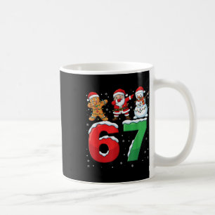 67 Meme Six Seven Dabbing Weihnachtsmann 6 7 Lusti Kaffeetasse