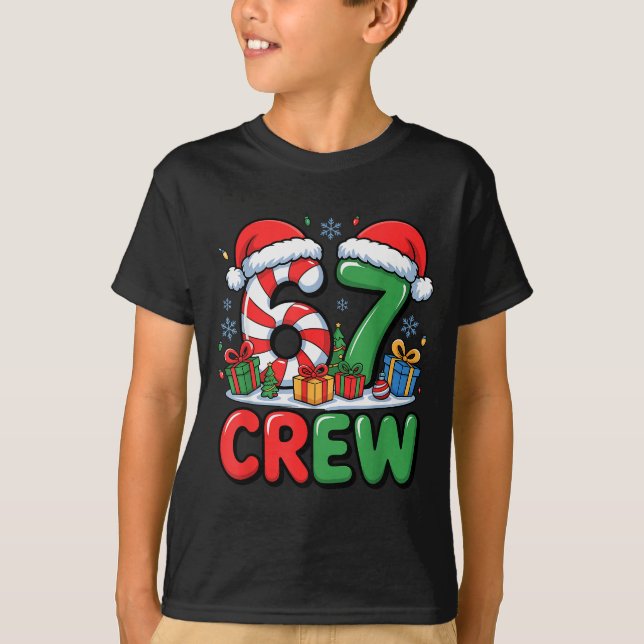 67 Meme Six Seven Funny Christmas Women Men Boys G T-Shirt (Vorderseite)