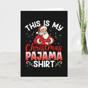 67 Meme Six Seven Lustige Weihnachts-Pyjamas Santa Karte
