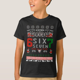 67 Meme Six Seven Weihnachts hässlicher Pullover f
