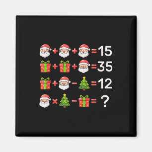 67 Meme Six Seven Weihnachtsmathematik-Gleichung X Magnet