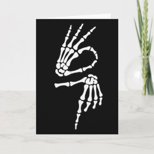 67 Meme Skelett Hand 6 7 Halloween Sechs Sieben Karte