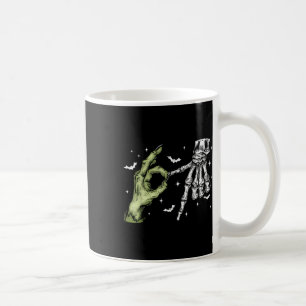 67 Meme Skelett Zombie Hand 6 7 Halloween Sechs Si Kaffeetasse