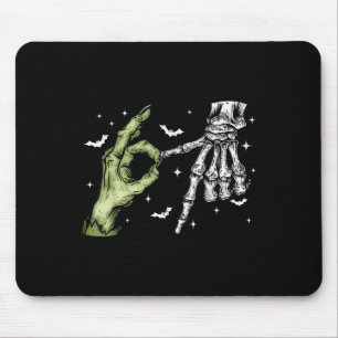 67 Meme Skelett Zombie Hand 6 7 Halloween Sechs Si Mousepad
