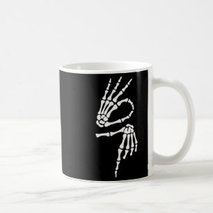 67 Meme Skeletthand 6 7 Halloween Sechs Sieben Kaffeetasse