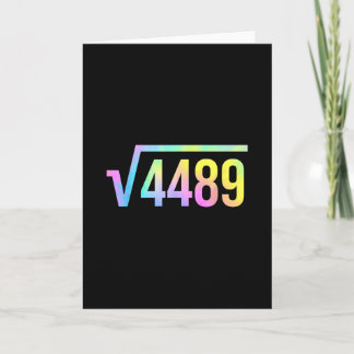 67 Meme Slang Tie Dye Lustig Quadratwurzel 4489 Ma Karte