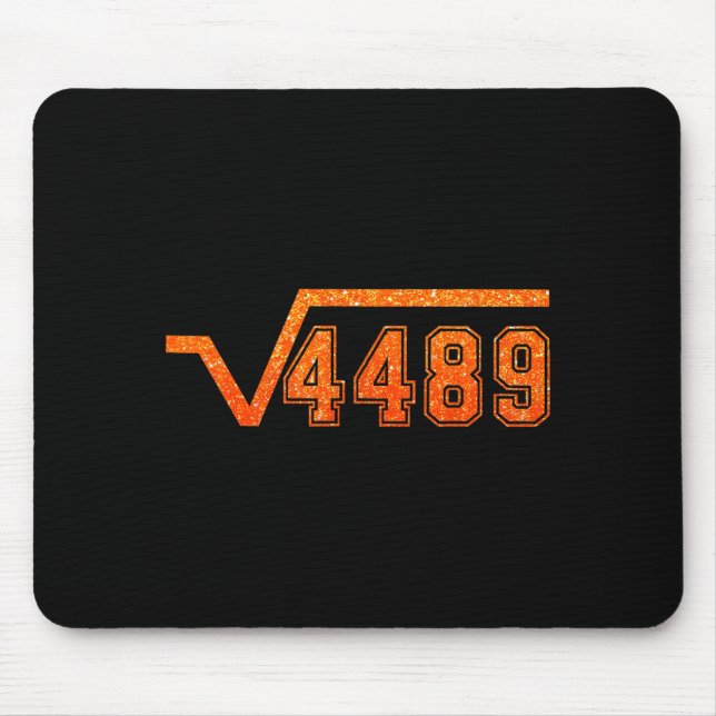 67 Meme Square Root 4489 Teen Six Seven Slang Math Mousepad (Vorne)