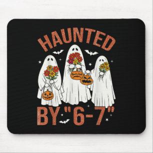 67 Meme Süße Boo Halloween-Kostüm Heimgesucht Mousepad