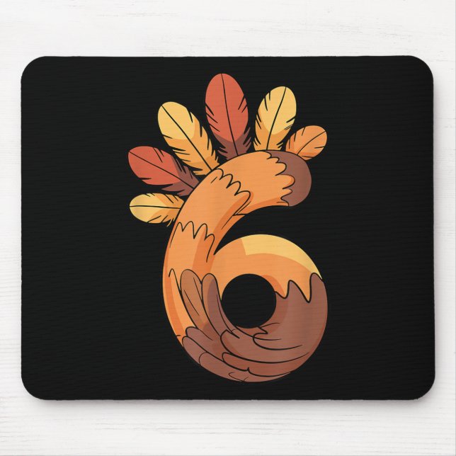 67 Meme Thanksgiving Turkey Day Funny Matching Duo Mousepad (Vorne)