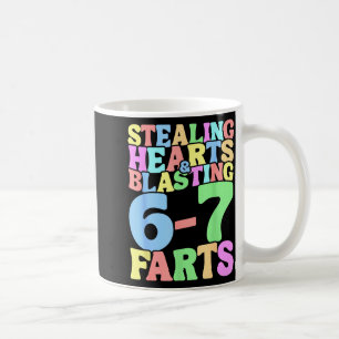 67 Meme Valentinstag Sechs Sieben 6-7 Lustig Stehl Kaffeetasse