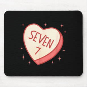 67 Meme Valentinstag Süßigkeiten Herz Sechs Sieben Mousepad