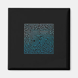 67 Meme Versteckter Irrgarten Gen Z Alpha 6 7  Magnet