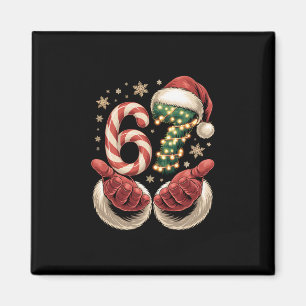 67 Meme Weihnachten Lustig 6 7 Gen Alpha Slang San Magnet