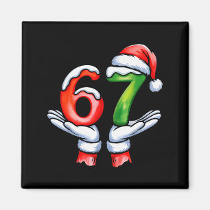 67 Meme Weihnachtsmann Hand Lustig Sechs Sieben We Magnet