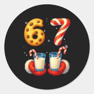 67 Meme Weihnachtsplätzchen Zuckerrohr Lustig Sech Runder Aufkleber