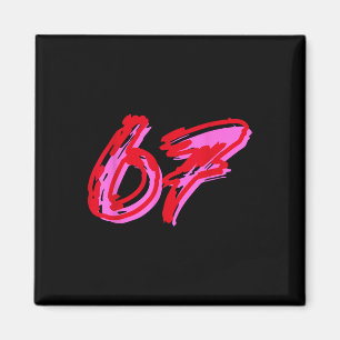 67 Memes  Magnet