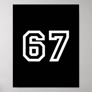 67 minimalistisches Design  Poster