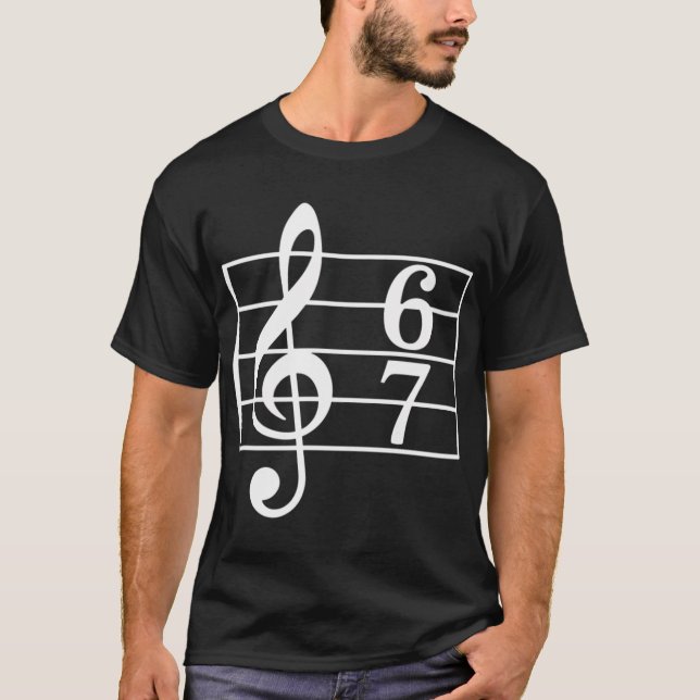 67 Music Meme Slang Musician  Funny Musiceacher fr T-Shirt (Vorderseite)