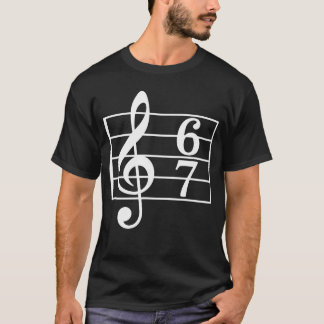 67 Music Meme Slang Musician Funny Musiceacher ret T-Shirt