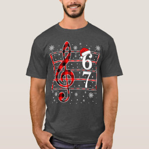 67 Musik Meme Slang Musiker Santa Musiceacher Chr T-Shirt