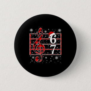 67 Musik Meme Slang Musiker Santa Musiklehrer C Button