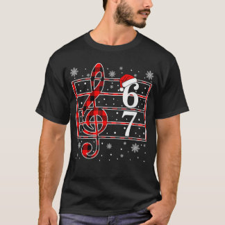 67 Musik Meme Slang Musiker Santa Musiklehrer Chr T-Shirt