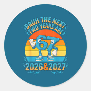67 Neue 2026 Lustige Jungen Kinder Silvesterparty  Runder Aufkleber