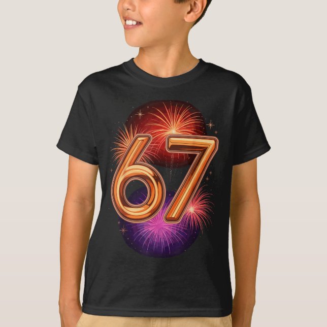 67 New Years Eve Party Pajama Shirt 6 7 Meme 67 20 (Vorderseite)