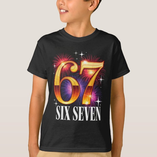 67 New Years Eve Party Pajama Shirt 6 7 Meme 67 20 (Vorderseite)