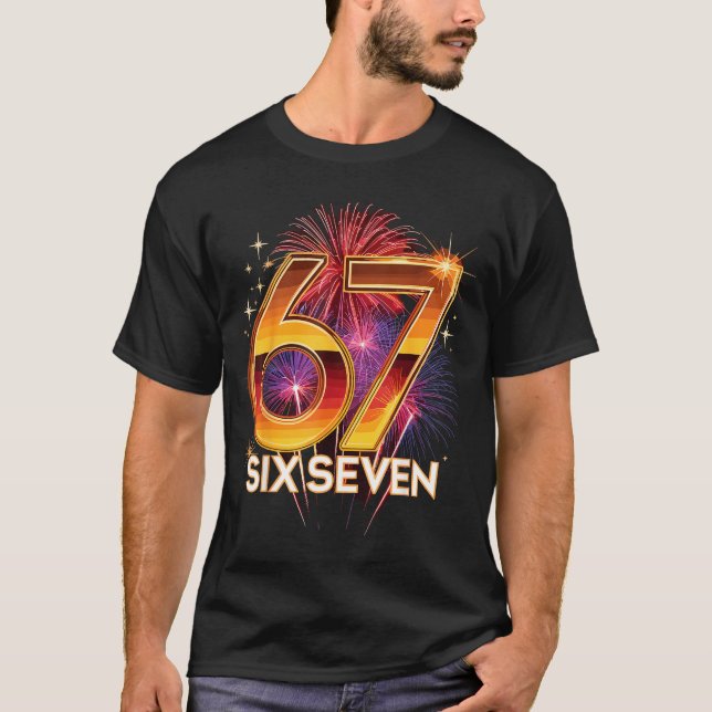 67 New Years Eve Party Pajama Shirt 6 7 Meme 67 20 (Vorderseite)