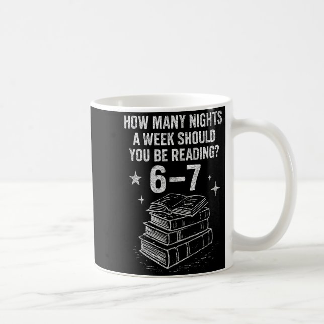 67 Nights Reading Meme For Bibliophiles Englieache Kaffeetasse (Rechts)
