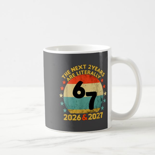 67 Nye 2026 Funny Boys Kids New Years Eve Party 6  Kaffeetasse (Rechts)