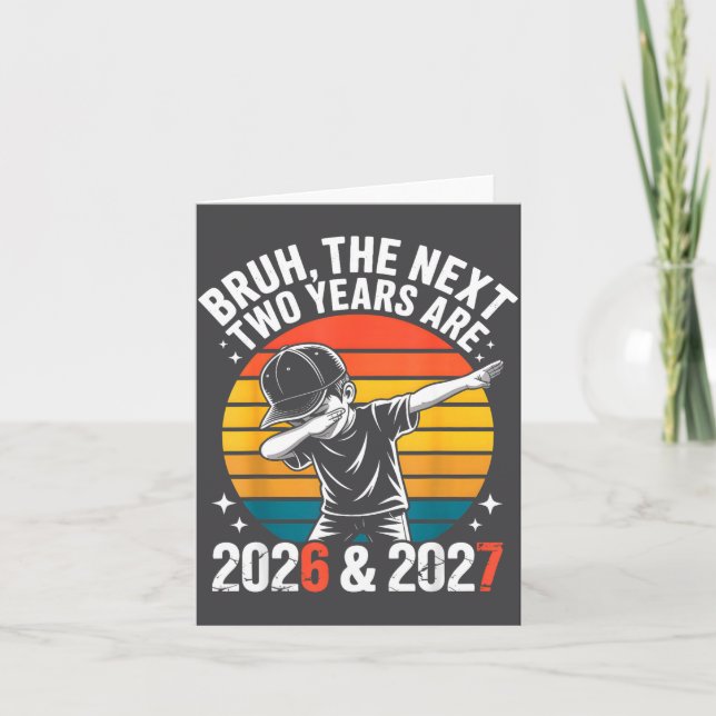 67 Nye 2026 Funny Boys Kids New Years Eve Party 6  Karte (Vorderseite)