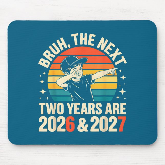 67 Nye 2026 Funny Boys Kids New Years Eve Party 6  Mousepad (Vorne)