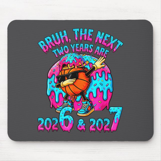 67 Nye 2026 Funny New Year's Eve Party 6 7 Meme Bo Mousepad (Vorne)