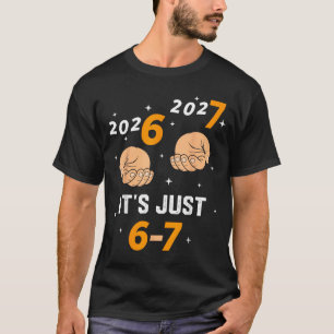 67 Nye 2026 Silvester Lustig 6 7 Nummer Sechs Sieb T-Shirt