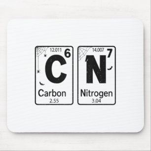 67 Periodensystem Halloween-Kostüm verrückter Wiss Mousepad