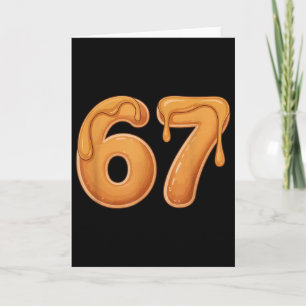 67 Pfannkuchen Meme Lustig Six Seven Slang  Karte