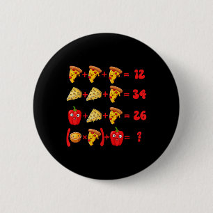 67 Pizza Meme Mathe-Logik-Rätsel  Button
