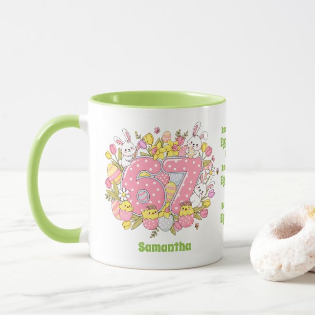 67 Reasons We’re Egg-cellent Friends! Easter Tasse (Mit Donut)