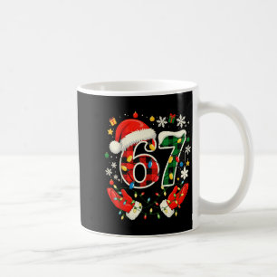 67 Rot Grün Karierte Lichter 6 7 Lustige Jungen Ki Kaffeetasse